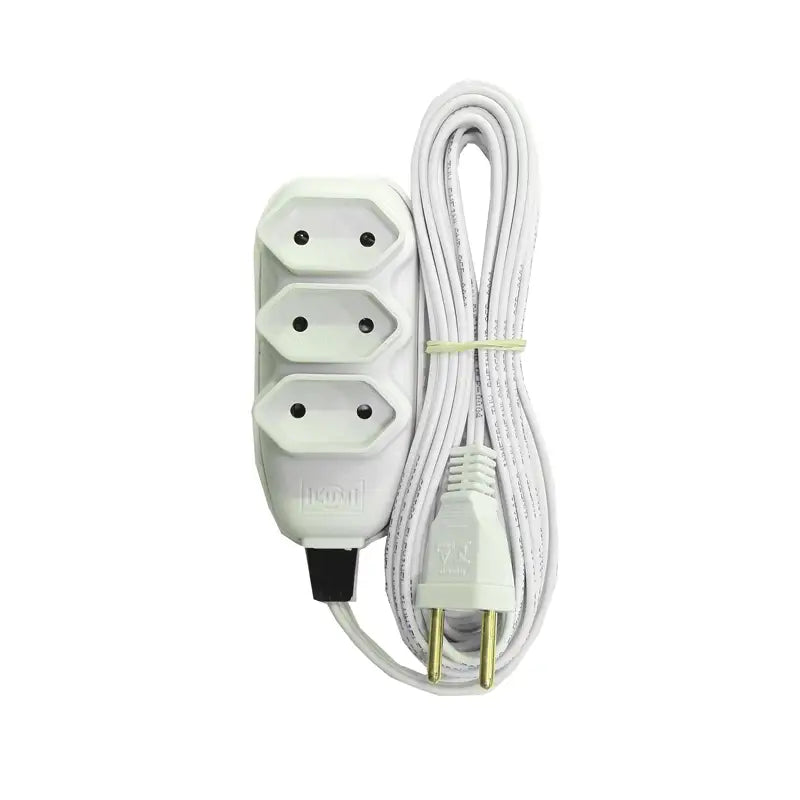 Extensão 05M Pl 3 Saídas Ilumi Branco