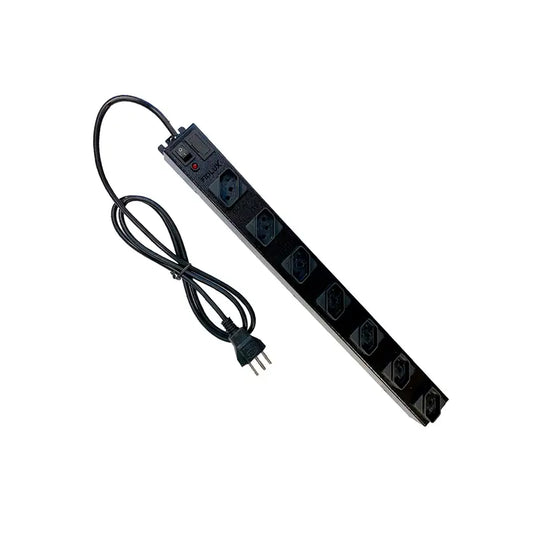 Filtro Linha 7 Tomadas Bivolt Espaçado Caixa Metal