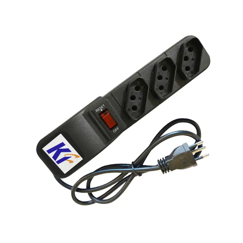 Filtro Linha 3 Tomadas Bivolt Rearme Kf