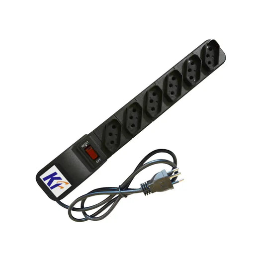 Filtro Linha 6 Tomadas Bivolt Rearme Kf