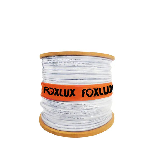 Fio Antena Tv Coaxial Rígido C59 67 Branco Foxlux 300M