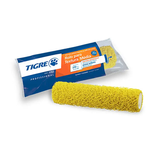Rolo Textura Média Fibra 23Cm/S230 Tigre