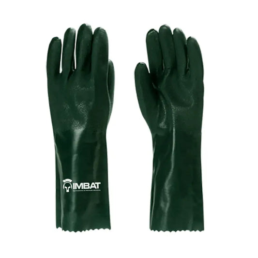Luva Pvc Forrada 36Cm Áspera Imbat