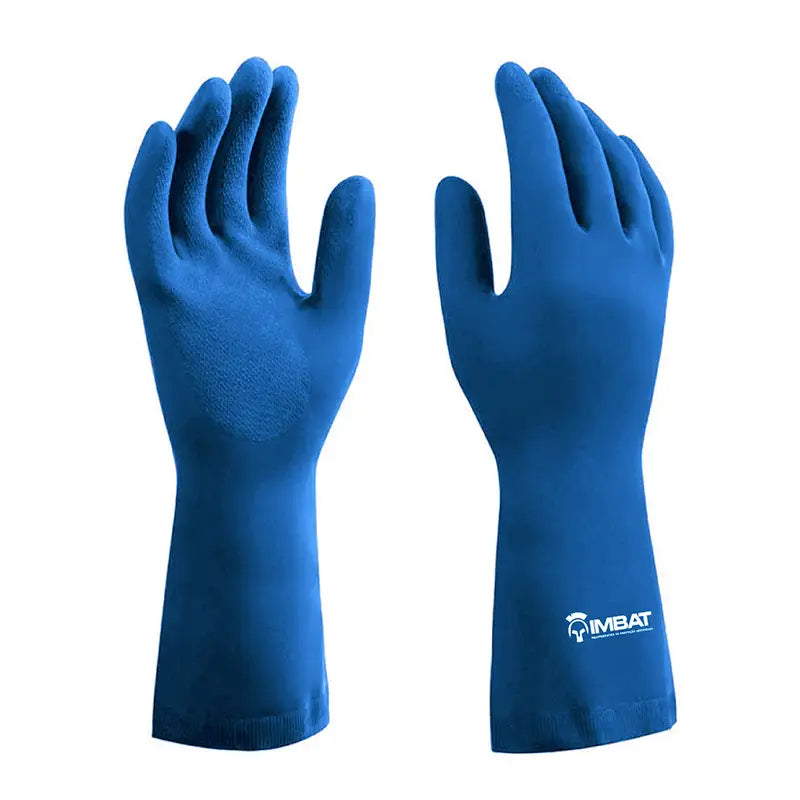 Luva Látex Azul Antiderrapante 10 Xg Imbat