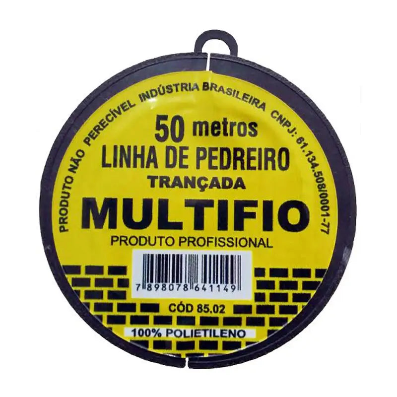 Linha Pedreiro Trançada 50M Multifio