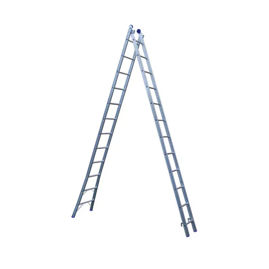 Escada Abre/Estica 12 A 24 Degraus Alumínio Mor