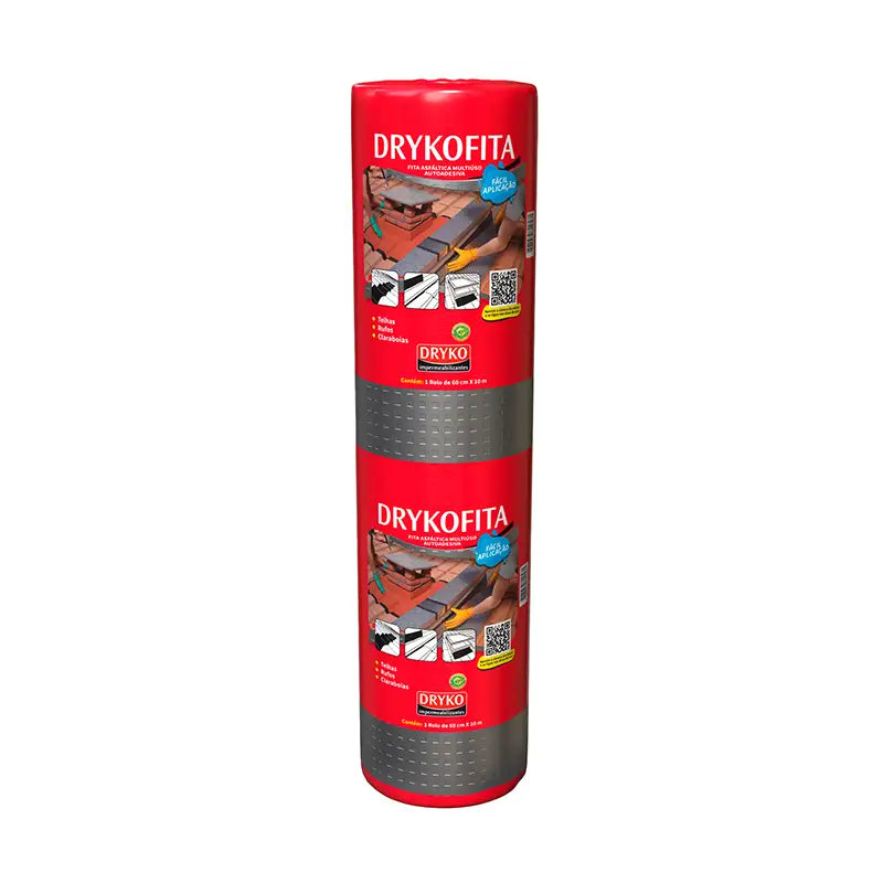 Impermeabilizante Fita 0,60X10m Dryko Alumínio Rolo