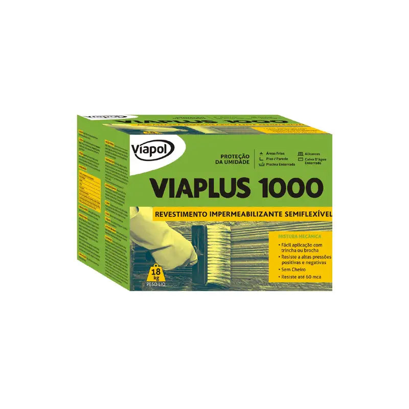 Impermeabilizante Caixa D'água 18Kg Viaplus 1000