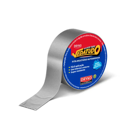 Fita Adesiva Silver Cinza Veda Tudo 44X05 C12