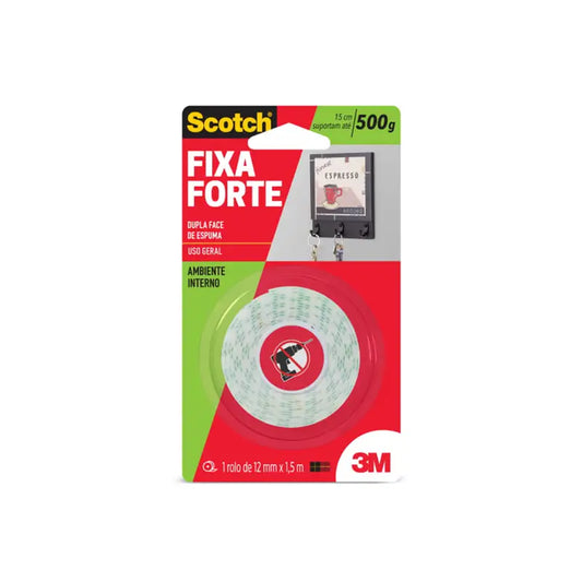 Fita Dupla Face Banana 12X1,5 3M 500G
