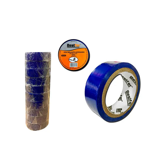 Fita Isolante 5Mx18mm Pvc Azul Bestfer