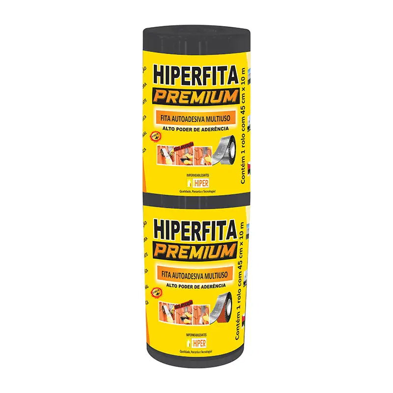 Impermeabilizante Fita 0,45X10m Hiper Alumínio Premium
