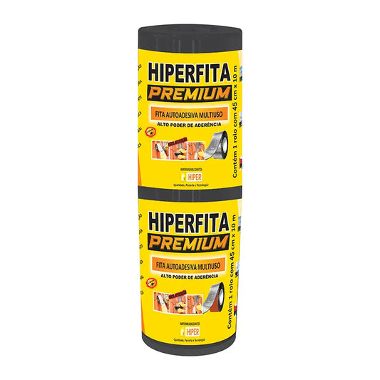 Impermeabilizante Fita 0,45X10m Hiper Alumínio Premium