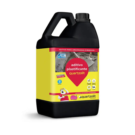 Impermeabilizante Argamassa 3,6L Plastificante Quartzolit