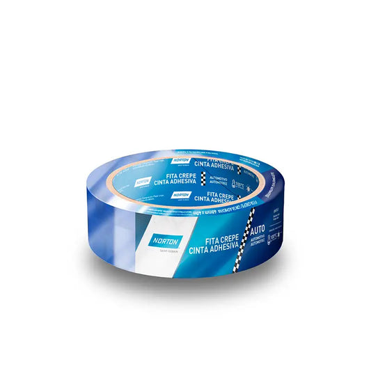 Fita Crepe 48Mmx40m Automotiva Azul Norton