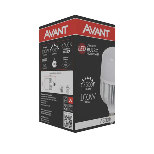 Lâmpada Led 100W 6500K Avant E40