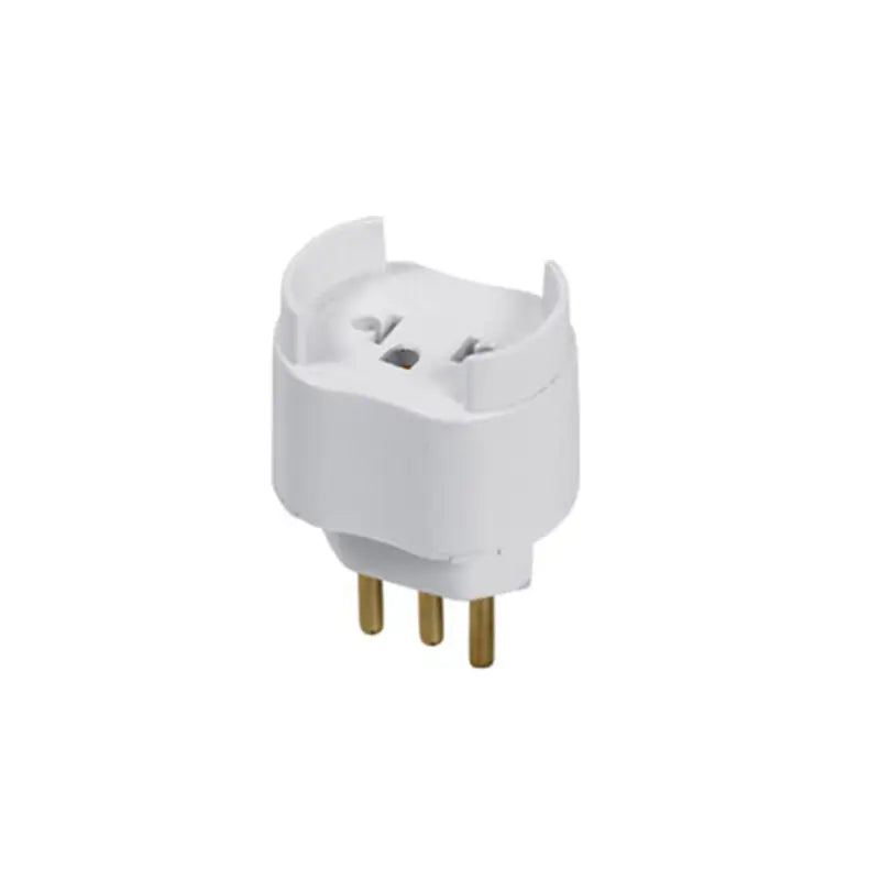 Pino Adaptador 2P+T 10A Branco Conversor Pluzie C25