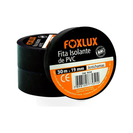 Fita Isolante 30Mx19mm Foxlux C10