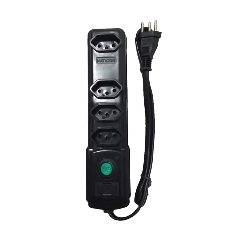 Filtro Linha 4 Tomadas Bivolt C/Fusível Naticon