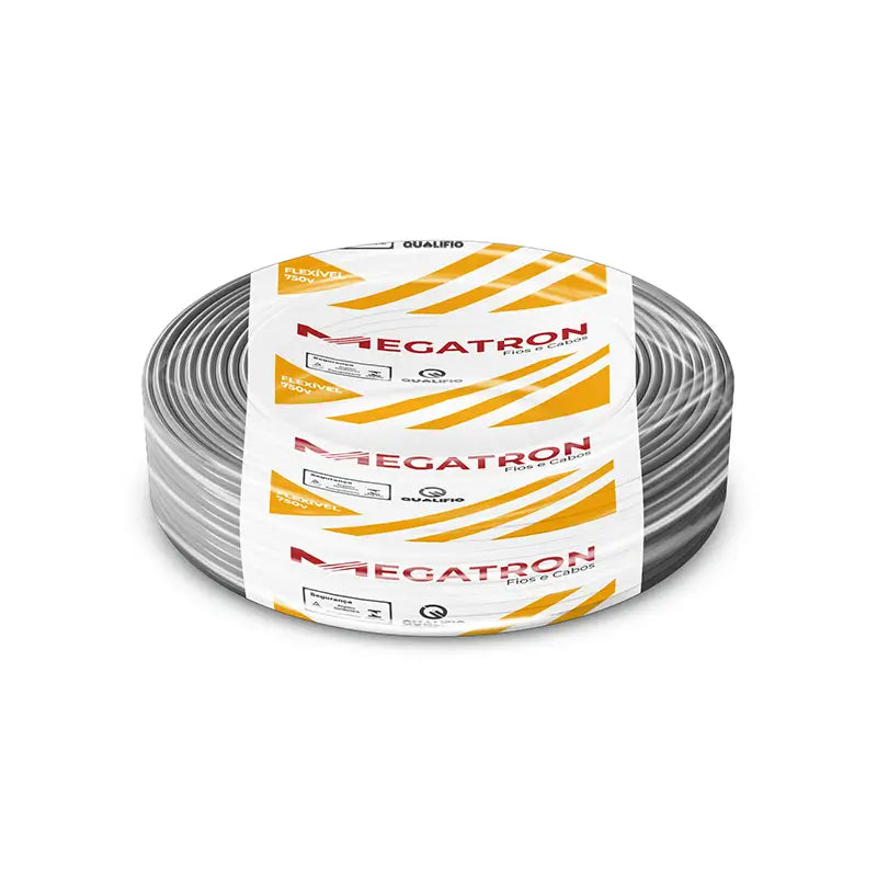 Cabo Flexível 2,5Mm Cinza Megatron C100
