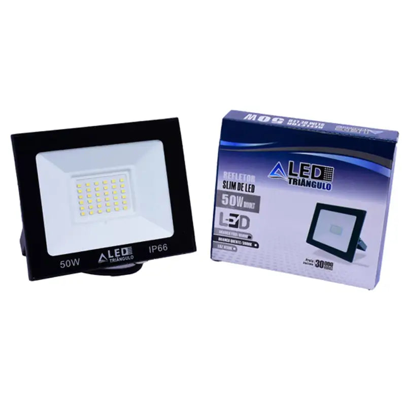 Refletor Led 50W Verde Led Triângulo Biv