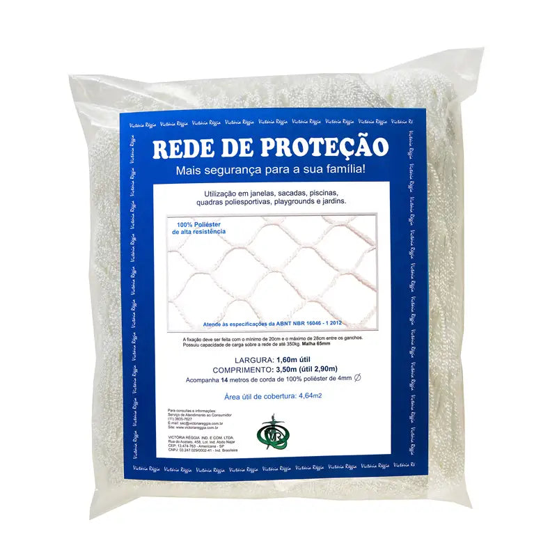 Rede Proteção 1,6X 3,5M Branca Vr