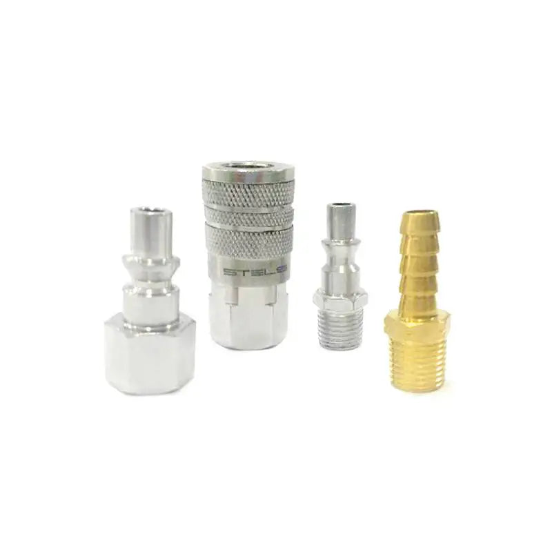 Adaptador Engate Rápido 1/4 Rosca 4 Peças Stel