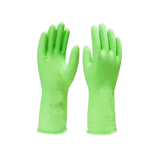 Luva Látex Verde Forrada C/Verniz Silver P Imbat