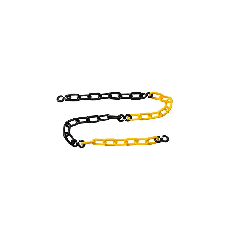 Corrente Plástica Amarelo/Preto 25M Kteli