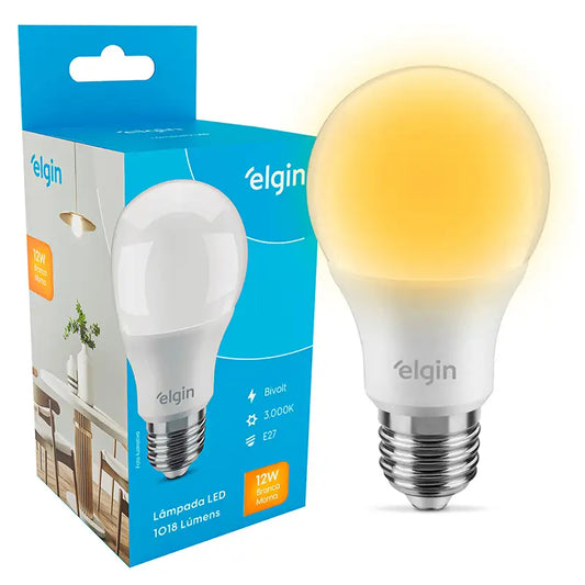 Lâmpada Led 12W 3000K Elgin C10