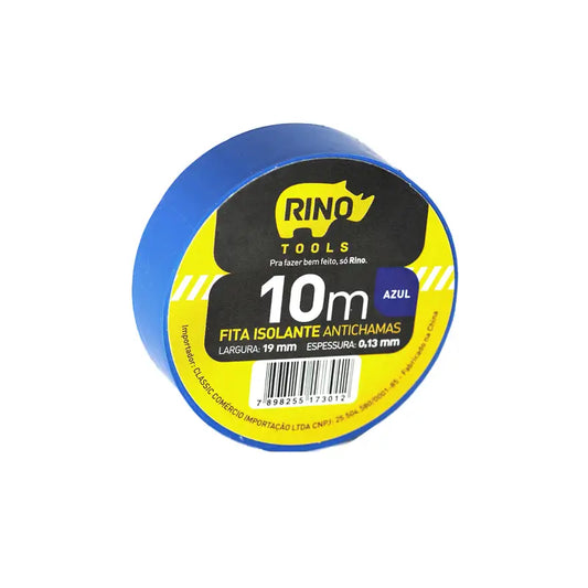 Fita Isolante Azul 10Mx19mm Rino C10