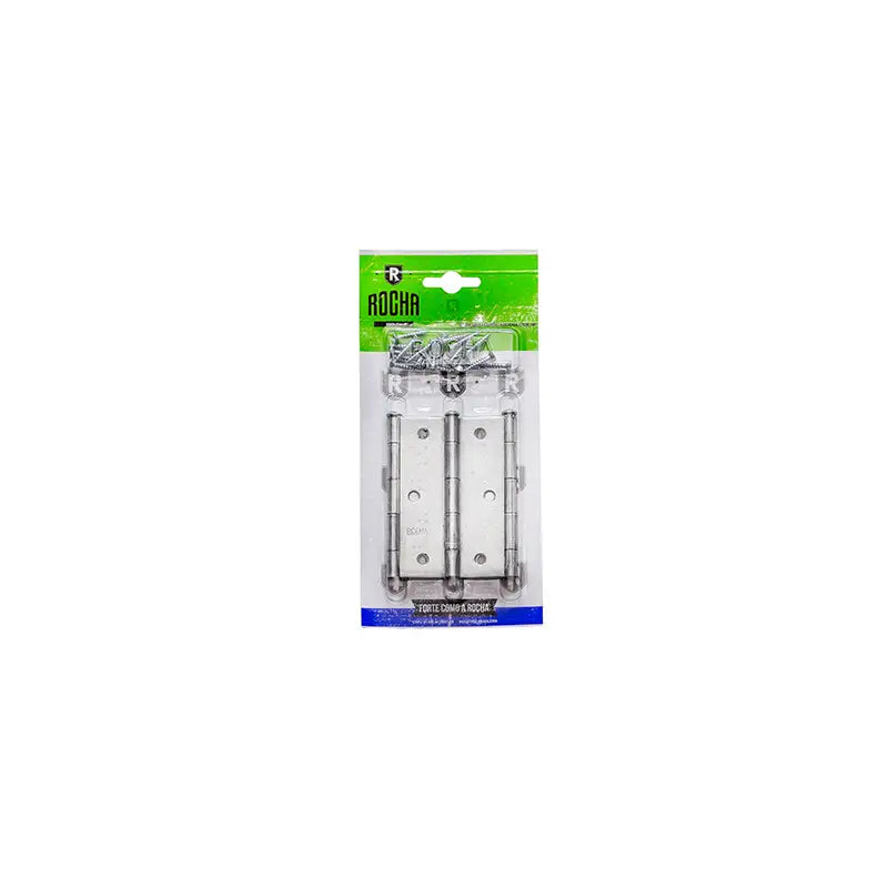 Dobradiça Zincada Galvanizada 3,0X1,7/8 Rocha C3en