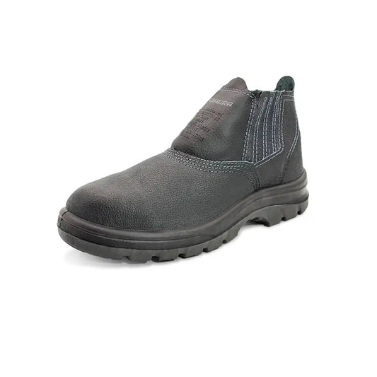 Botina Elástico Bico Pvc Prata Garra 45