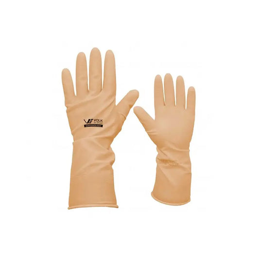 Luva Latex Ranhurada Comprimento Longo 7 Volk