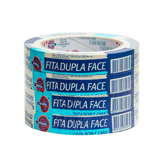 Fita Crepe 18Mmx30m Dupface Eurocel C4