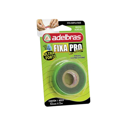 Fita Duplaface Transparente 12X02m Adelbras