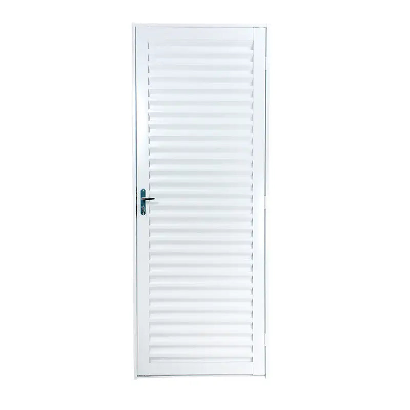 Porta Aço Lado Esquerdo Veneziana 84X215 Branco Crv