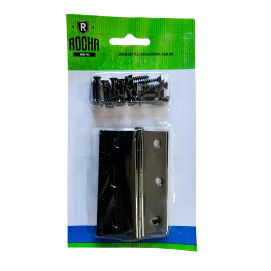 Dobradiça Preta 3,0X7/8 Rocha C3 En