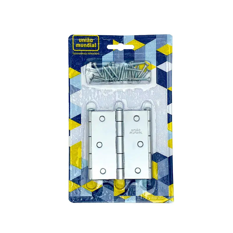 Dobradiça Cromada 3,0X2,5 União C3 En