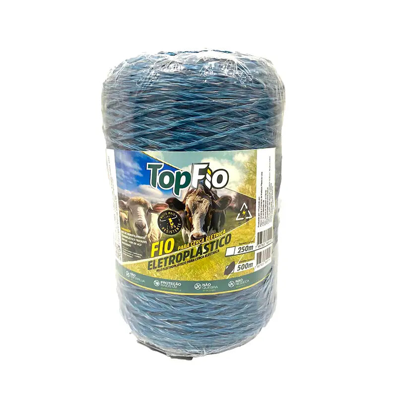 Fio Eletroplástico Aço Galvanizado 500M Topfio