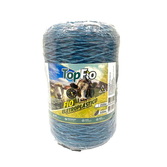 Fio Eletroplástico Aço Galvanizado 500M Topfio