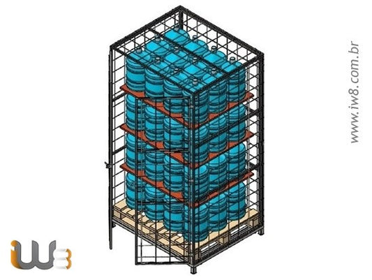 Pallet Gaiola para Armazenamento