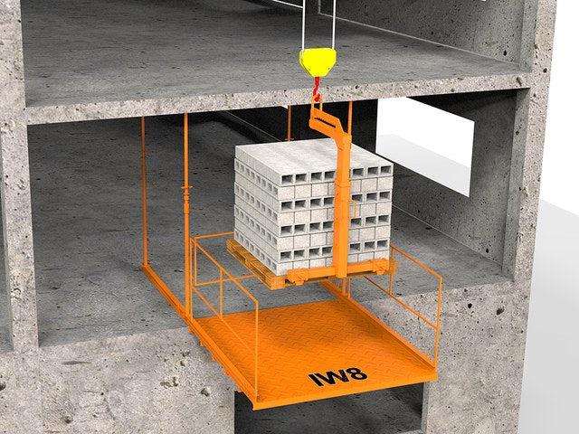 Plataforma de Descarga 2,3m x 2,3m - 1.500kg