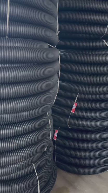 Tubo Duto PEAD Corrugado Dreno Perfurado Helicoidal ECO 2" Rolo 50mts