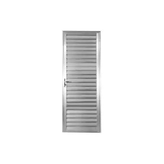 Porta Alumínio Lado Direito Veneziana 80X210 Aluvid