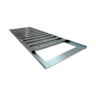 Grelha Aço Galvanizado 10X100 C/Suporte Calha Forte