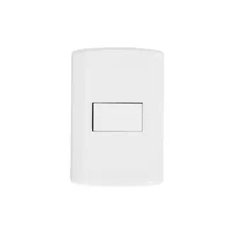 Interruptor 1 Tecla Simples 2X4 Modular 10A Branco Pluzie C6