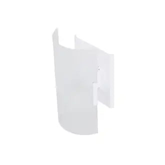 Arandela Vidro Branco Fosco Metalúrgica Franzin