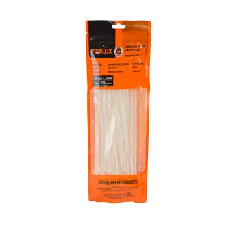 Abraçadeira Nylon 200Mmx3,5 Branca Foxlux C100