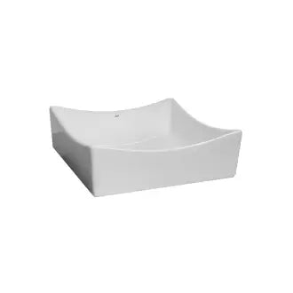 Cuba Apoio Louça Quadrada Branca 34,5X34,5X11cm Japi